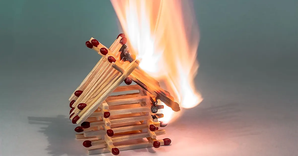 Image thermique d'une maison